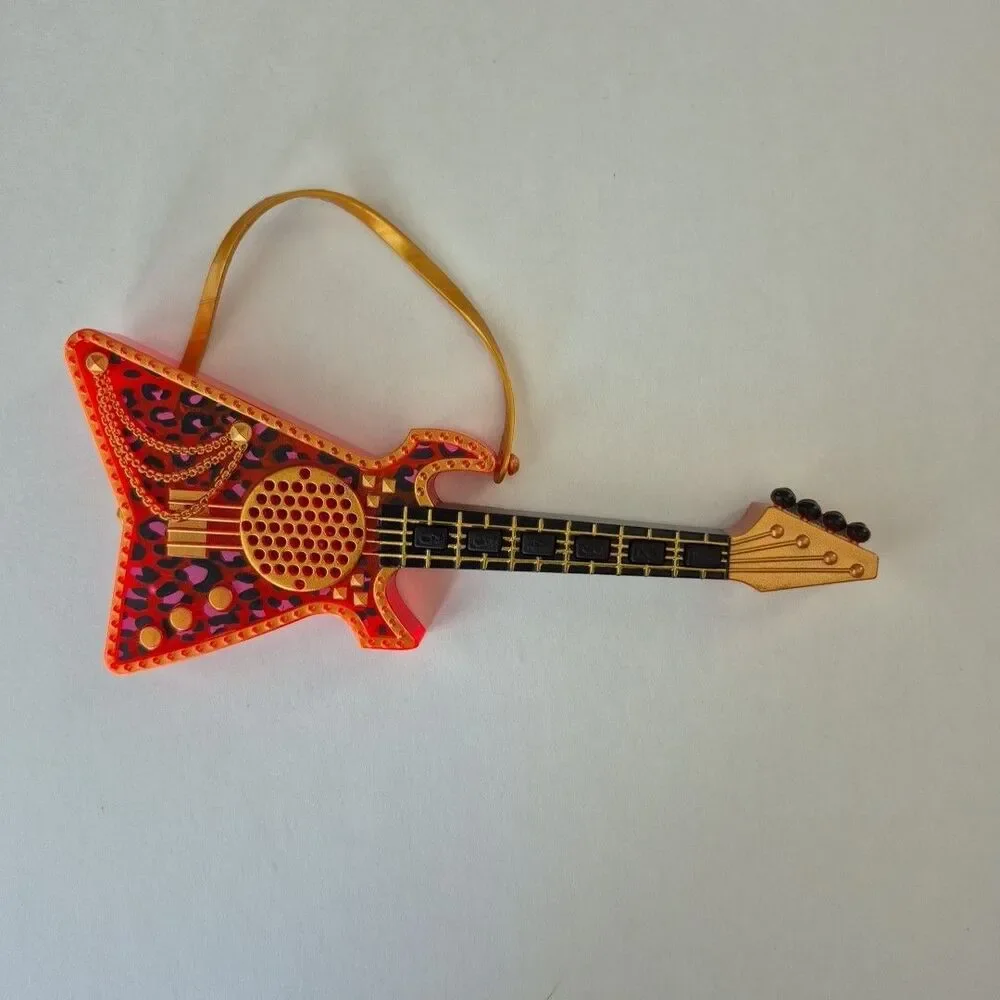 Lol Suprise Dolls OMG Ferocious Fierce Orange Electric Musical Guitar Accessory